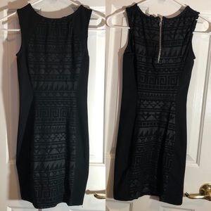 H&M Tribal Little Black Dress